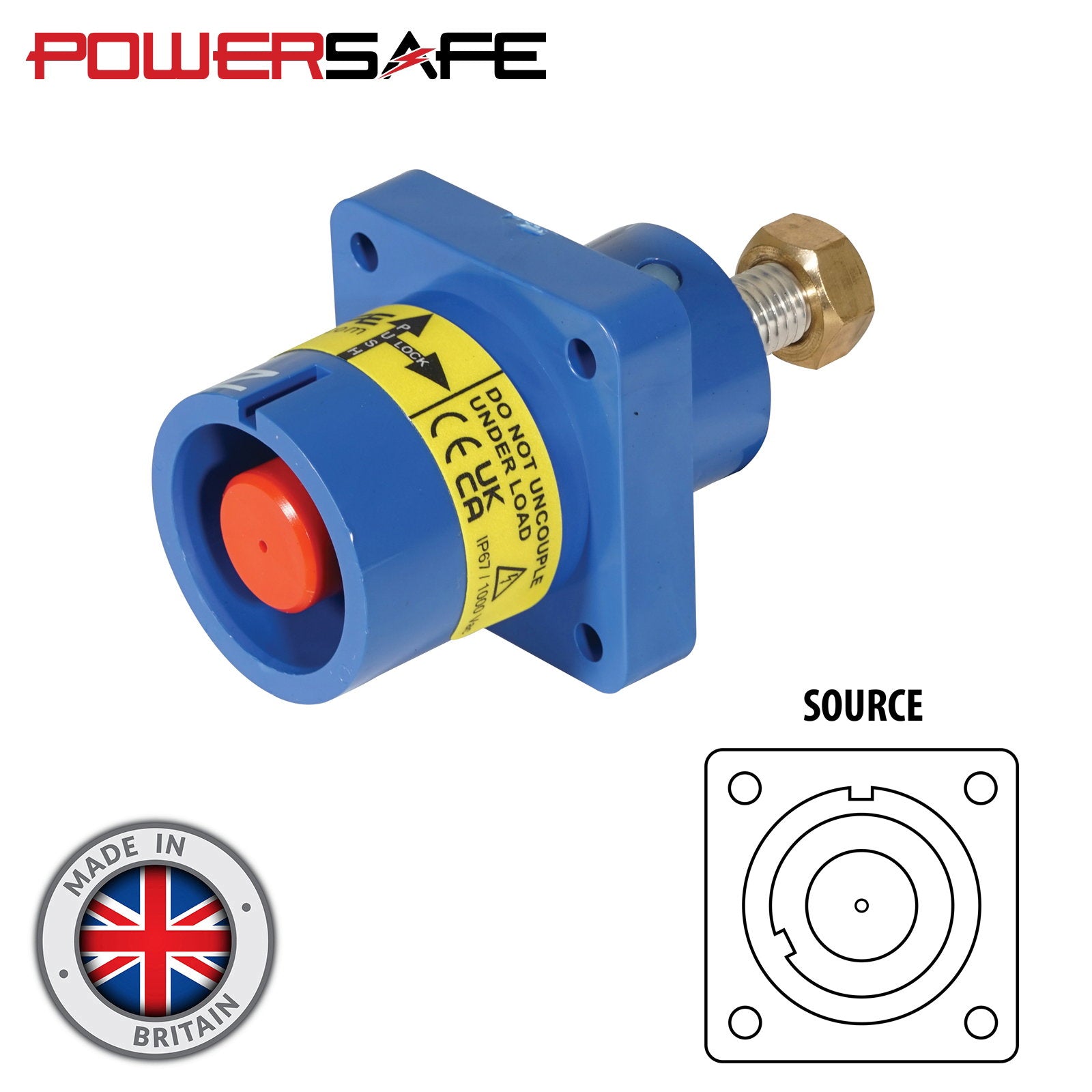 Elumen8 Powersafe 500A Panel Source T5 Post Neutral Blue - Alternate View 1