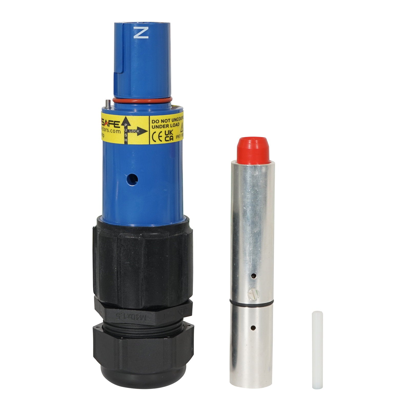Elumen8 Powersafe 800A Line Drain 240mm2 Neutral Blue - Back Panel and Connections