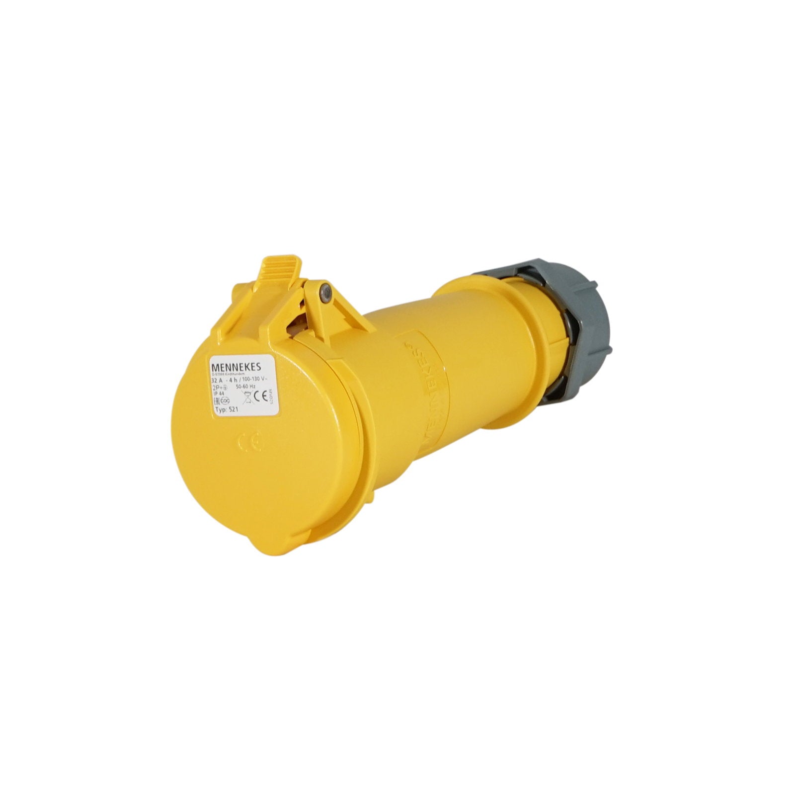 Mennekes 32A 110V 2P+E IP44 AM-TOP Socket (521) - Main View