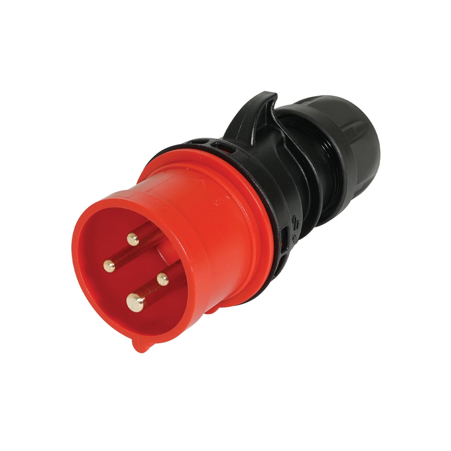 PCE 16A 415V 3P+E Plug Red/Black (014-6sx) - Main View