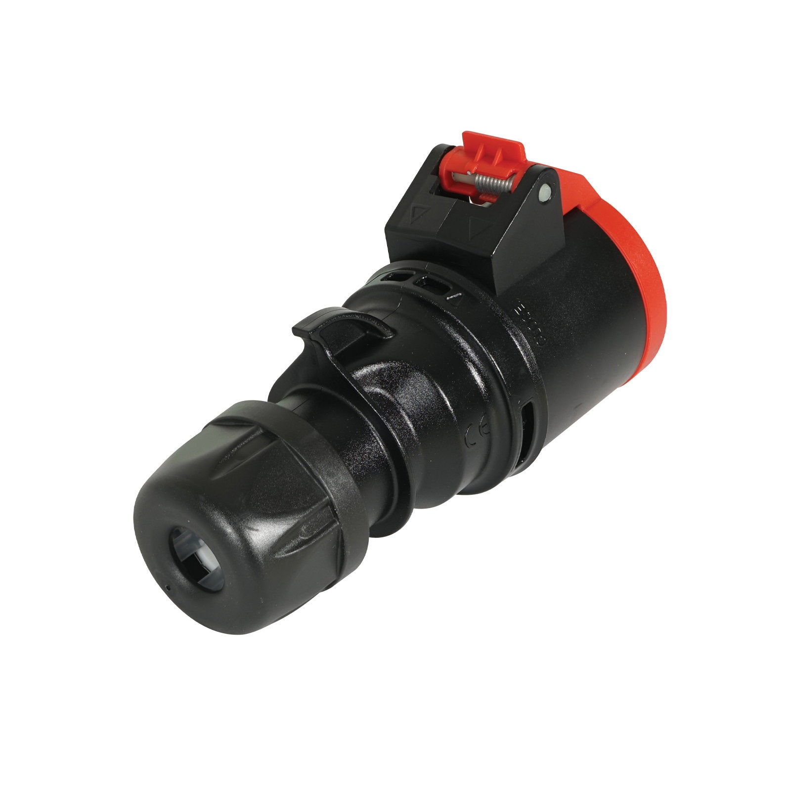 PCE 16A 415V 3P+E Socket Red/Black (214-6sx) - Alternate View 1
