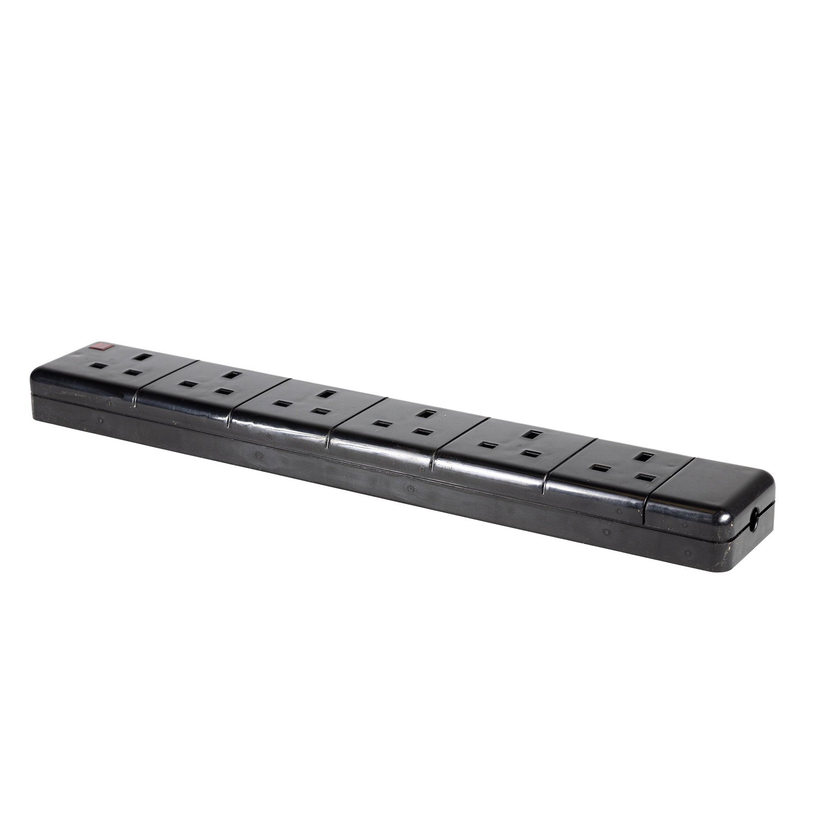 Elumen8 6 Gang Mains Socket Black - Alternate View 3