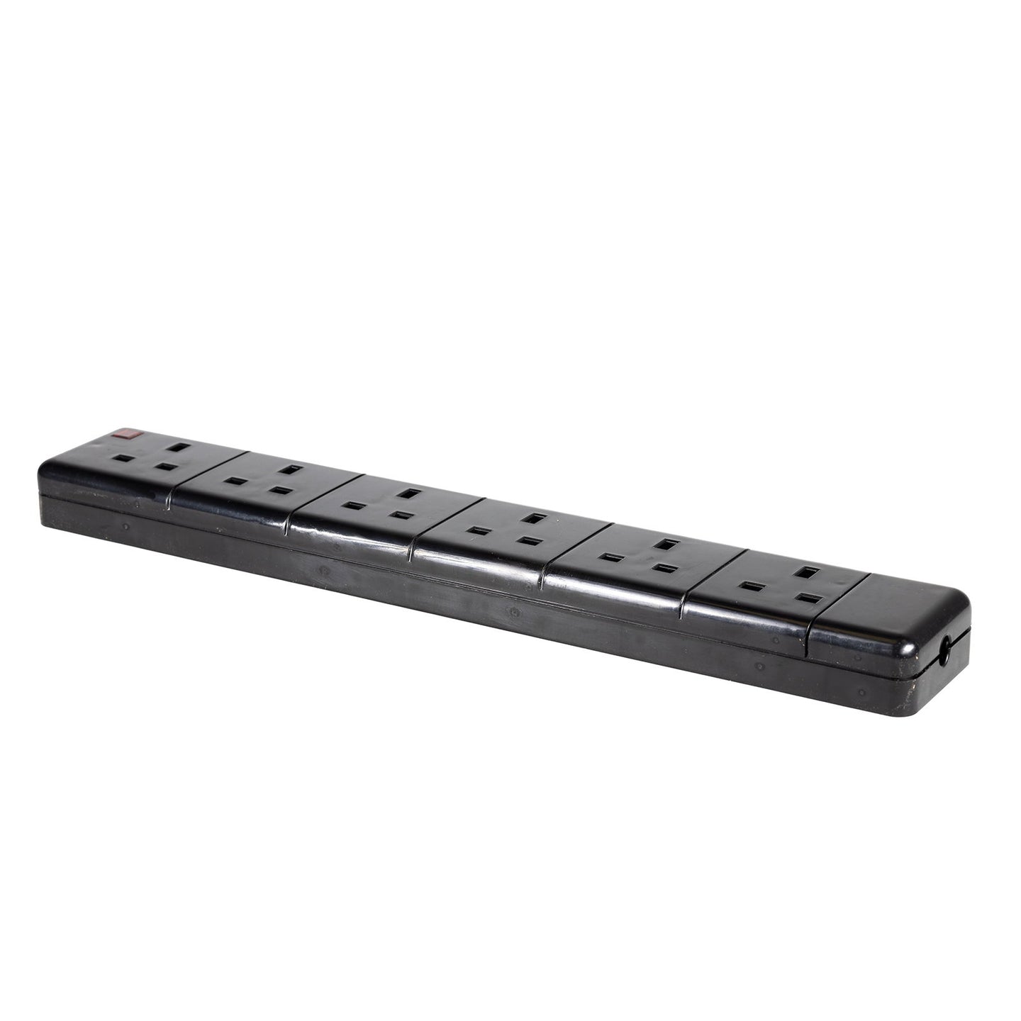 Elumen8 6 Gang Mains Socket Black - Alternate View 3