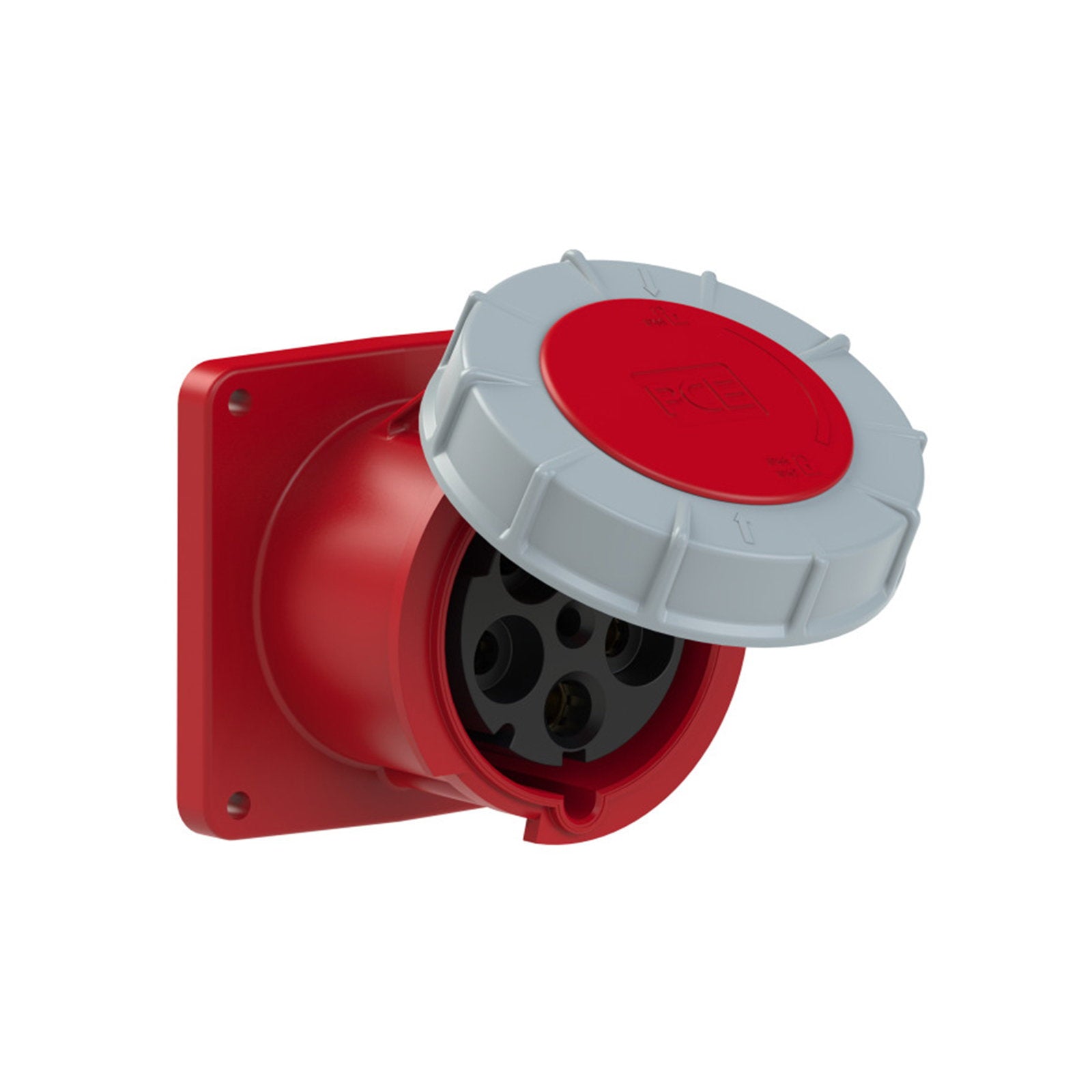 PCE 125A 415V 3P+N+E Panel Socket (3455-6) - Main View