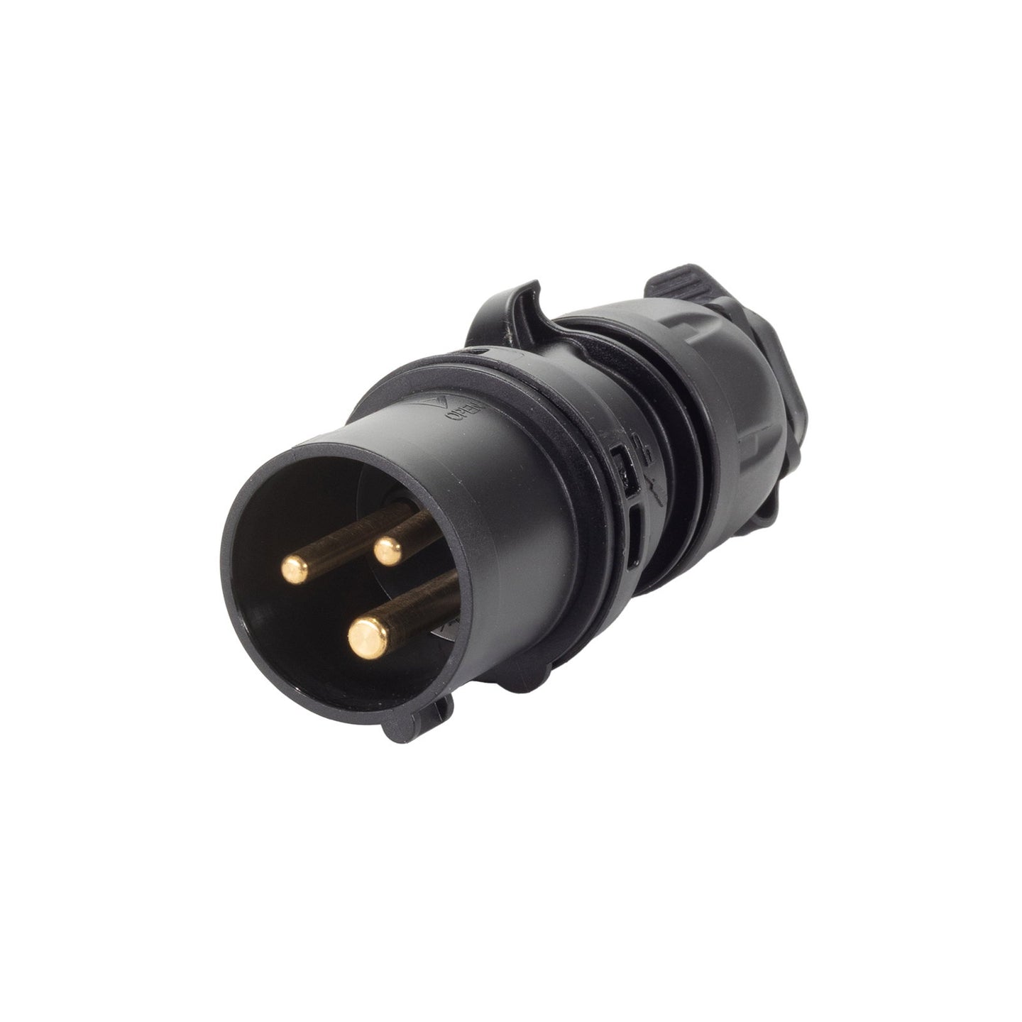 PCE 16A Plug to PowerTwist TR1 Socket 013-6XT1 - Back Panel and Connections