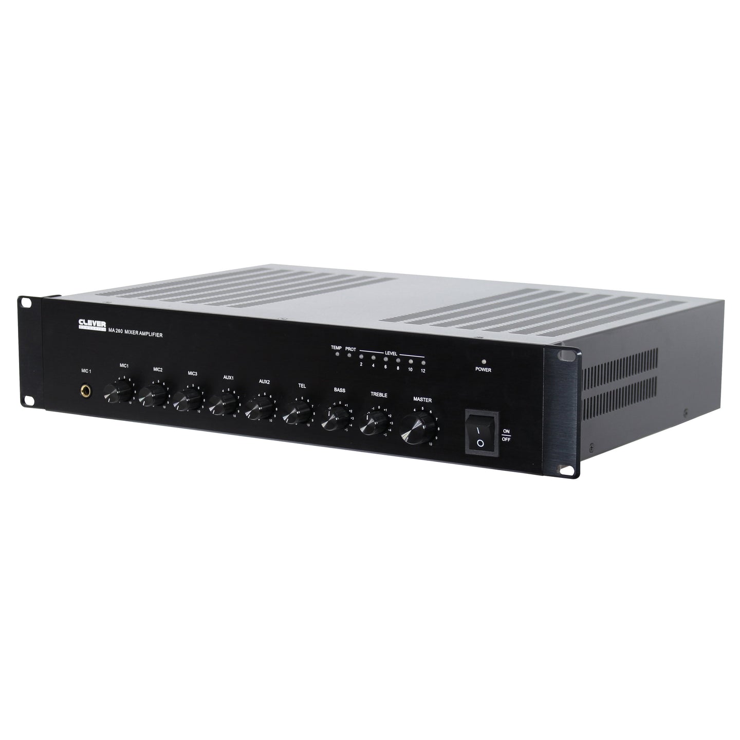 Clever Acoustics MA 260 100V 60W Mixer Amplifier - Back Panel and Connections