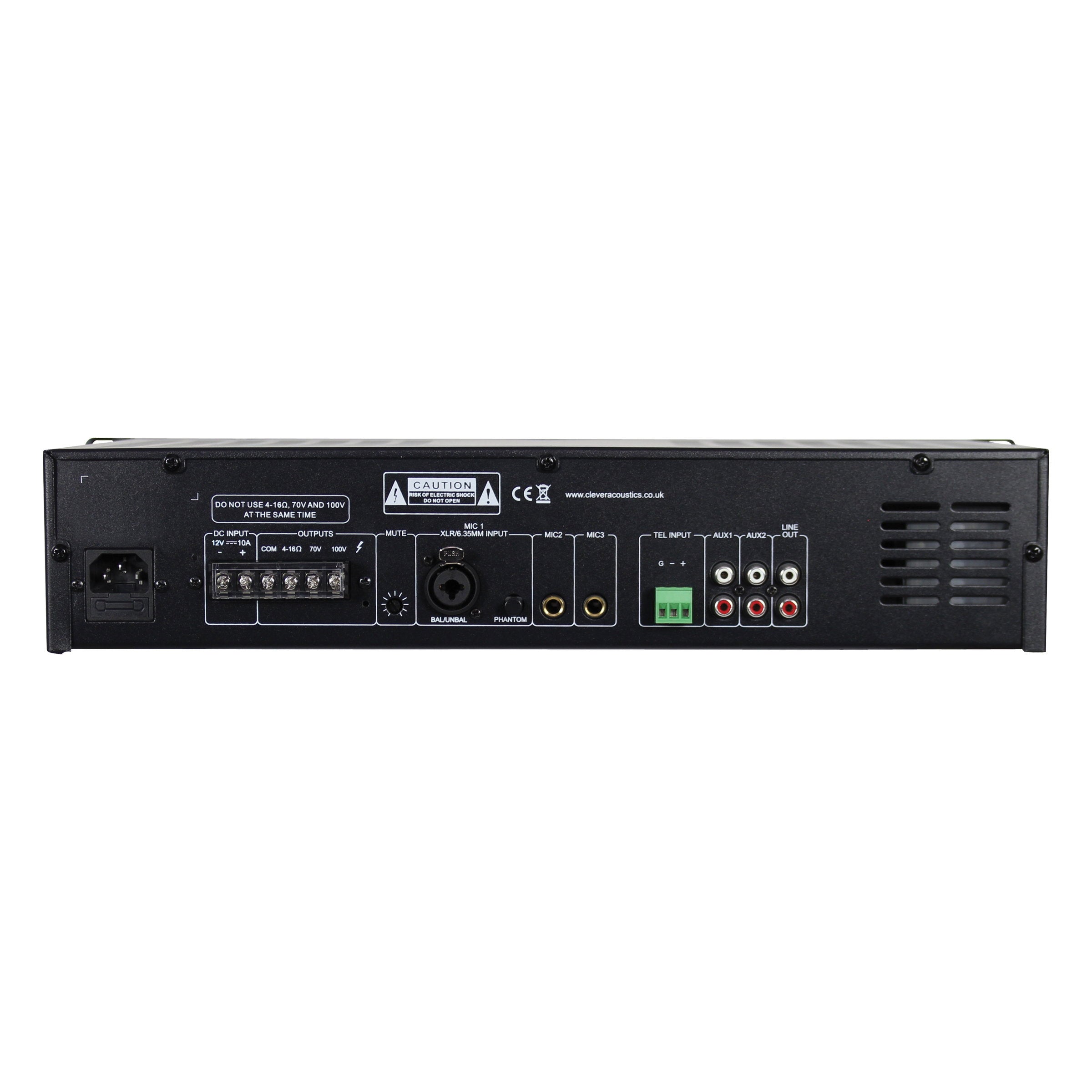 Clever Acoustics MA 260 100V 60W Mixer Amplifier - Main View