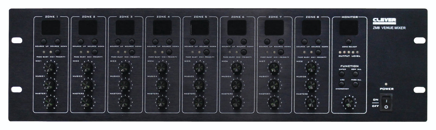 Clever Acoustics ZM 8 Zone Matrix System - Alternate View 1