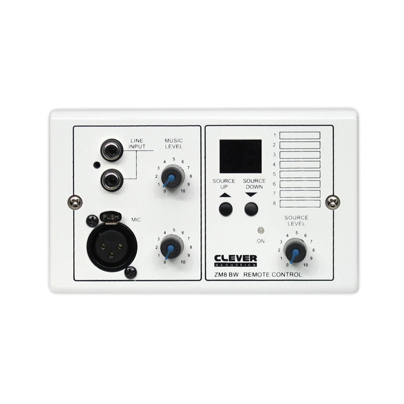Clever Acoustics ZM 8 BW Wall Plate - Alternate View 1