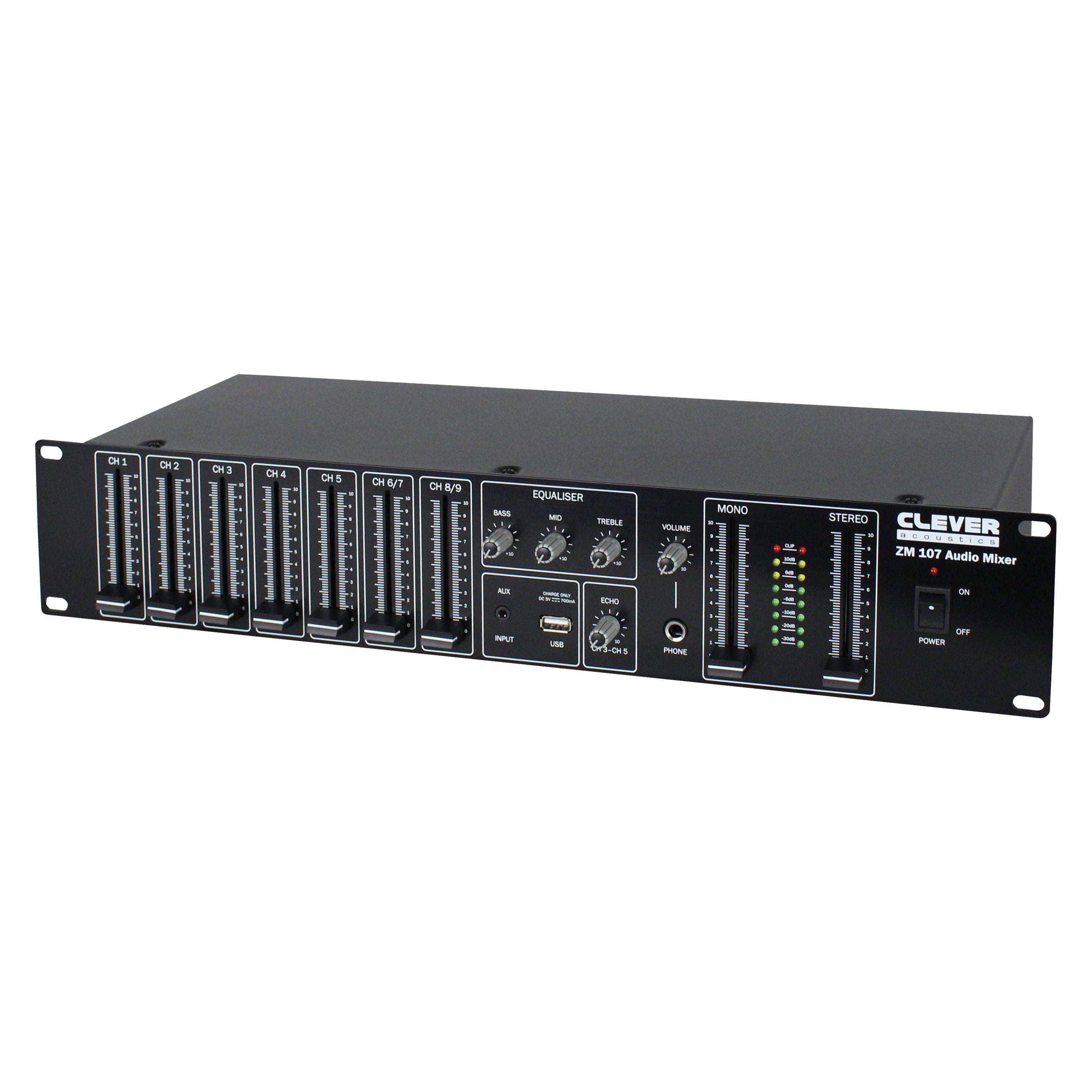 Clever Acoustics ZM 107 Audio Mixer - Main View