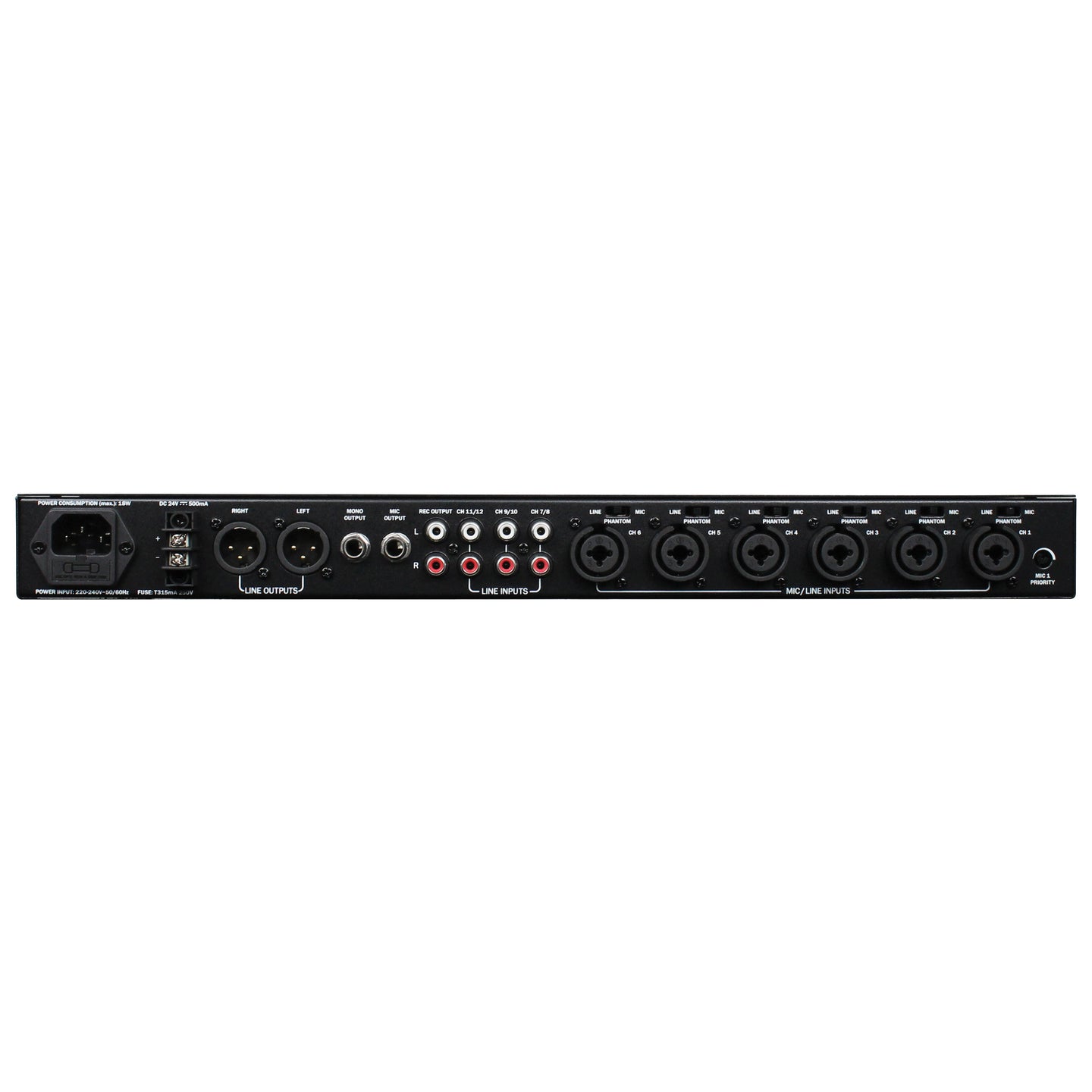 Clever Acoustics ZM 122 Audio Mixer - Main View
