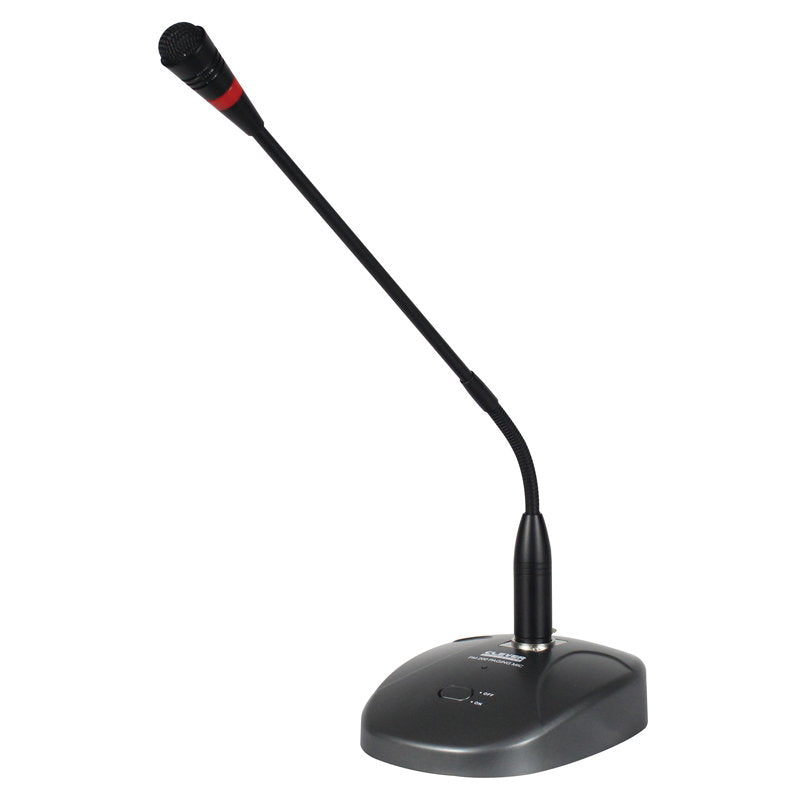 Clever Acoustics PM 200 Dynamic Paging Mic with Chime - Back Panel and Connections
