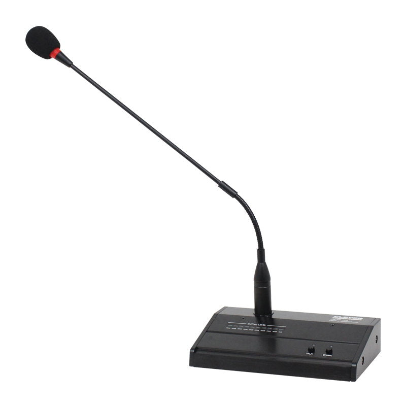 Clever Acoustics PM ZM 102 Paging Microphone - Back Panel and Connections