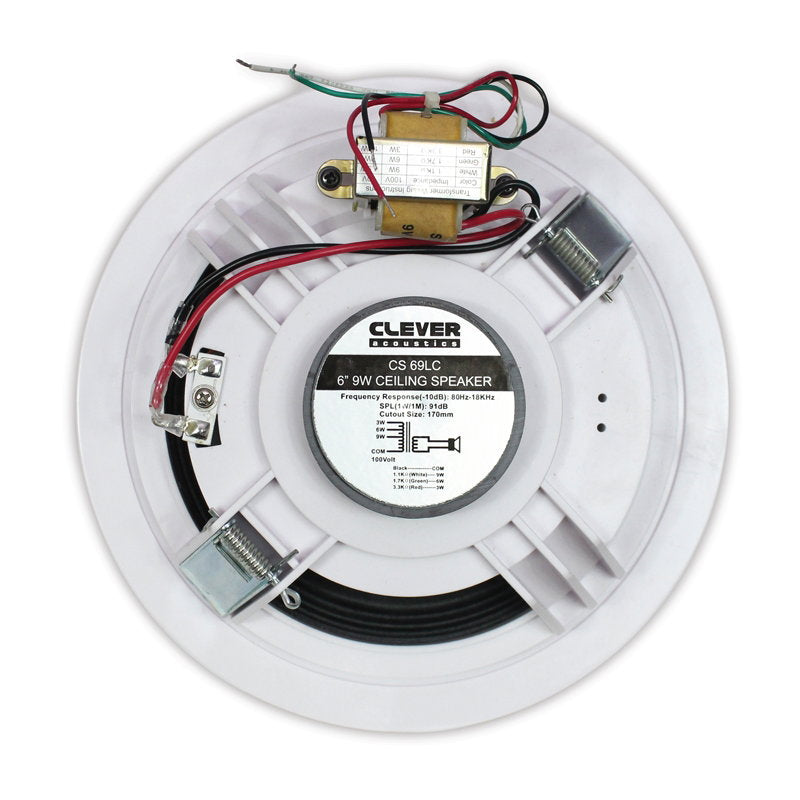 Clever Acoustics CS 69LC 100V 6" 9W Ceiling Speaker - Alternate View 3