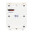 Clever Acoustics CSW 56 100V 5" 6W Wall Mount Speaker - Back Panel and Connections