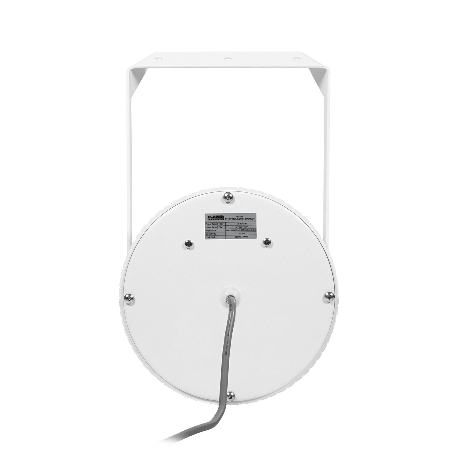 Clever Acoustics PS 620 100V 6" 15W Projector Speaker - Main View