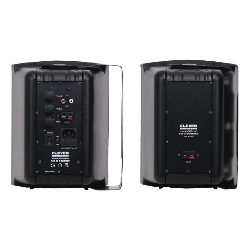 Clever Acoustics ACT 35 Black Powered Speakers (Pair) - Alternate View 1