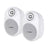 Clever Acoustics BGS 20T White 100V Speakers (Pair) - Back Panel and Connections
