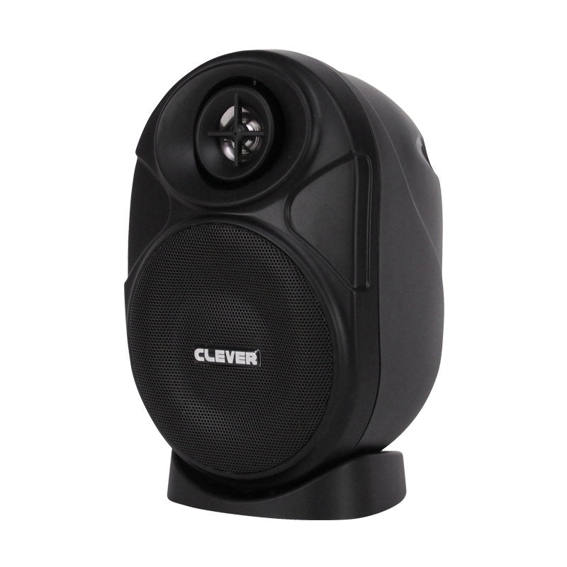 Clever Acoustics BGS 20T Black 100V Speakers (Pair) - Back Panel and Connections
