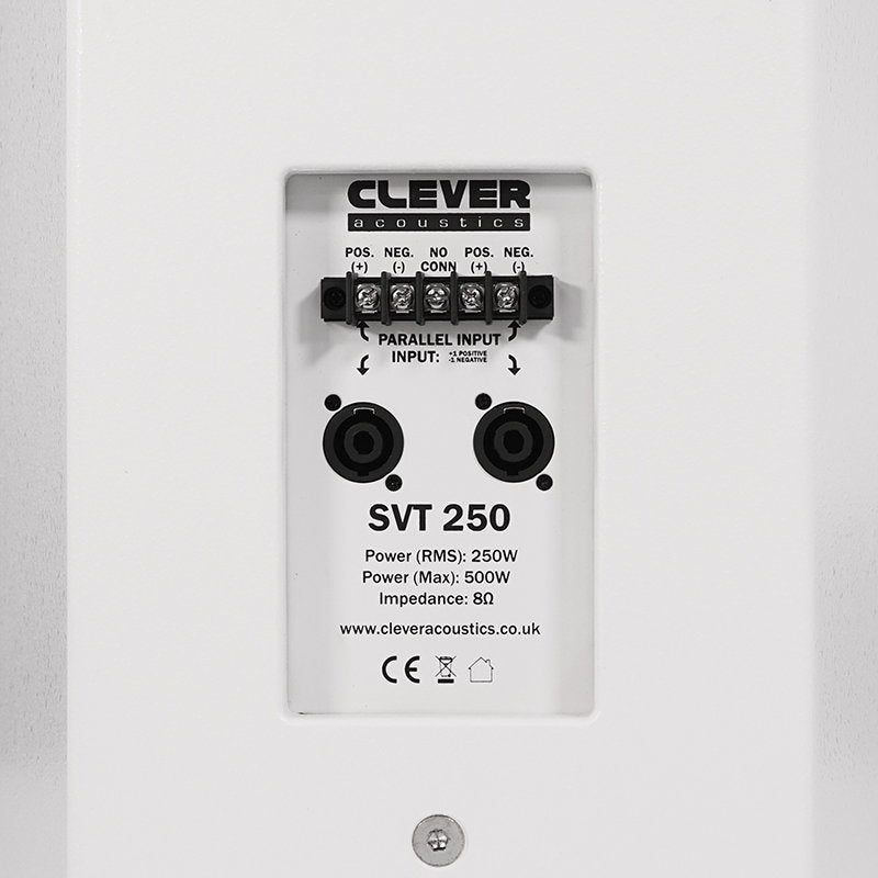 Clever Acoustics SVT 250 White Speaker - Alternate View 6