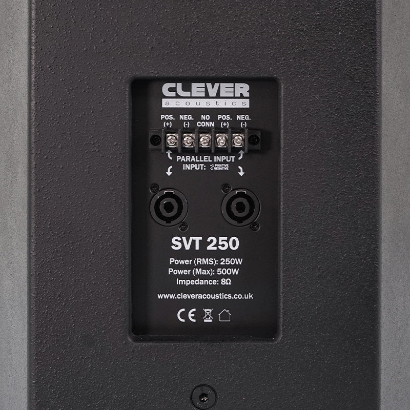 Clever Acoustics SVT 250 Black Speaker - Alternate View 3