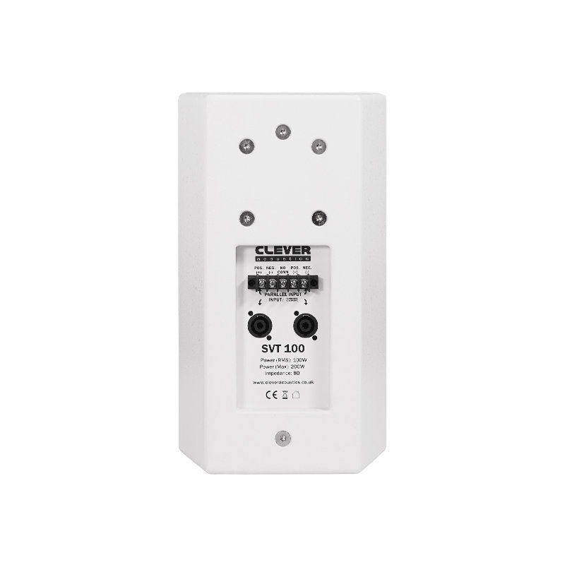 Clever Acoustics SVT 100 White Speaker - Main View