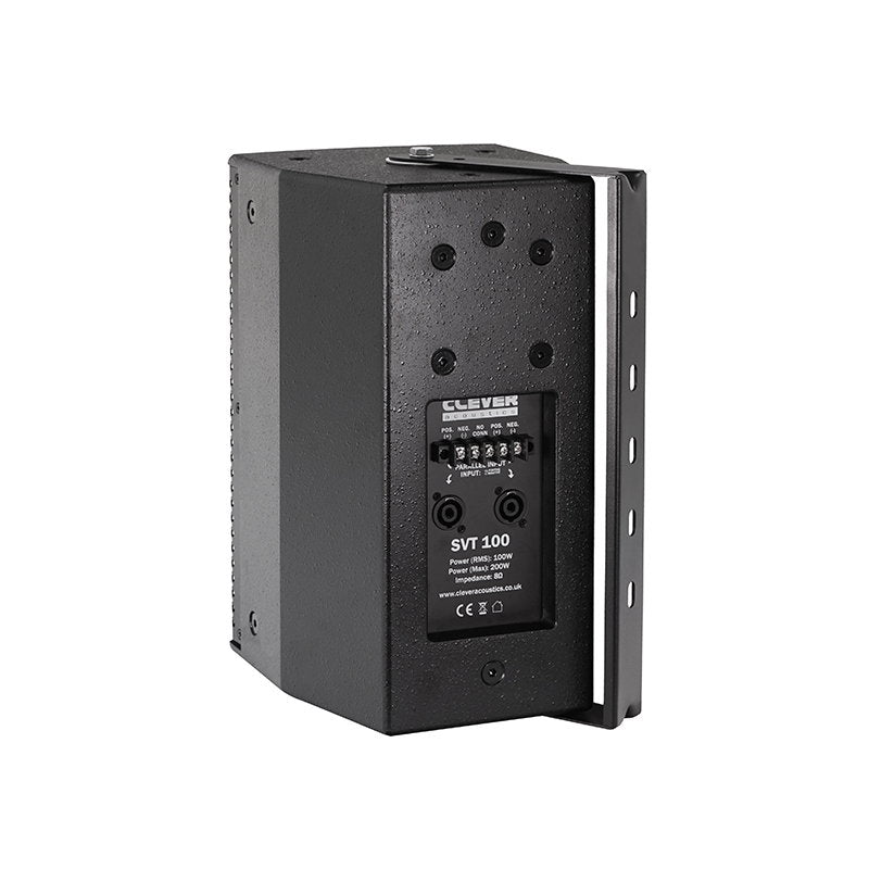 Clever Acoustics SVT 100 Black Speaker - Back Panel and Connections