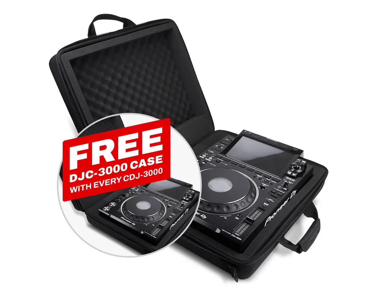 Pioneer DJ DJC-3000 Durashock Padded Carry Case for CDJ-3000 - Main