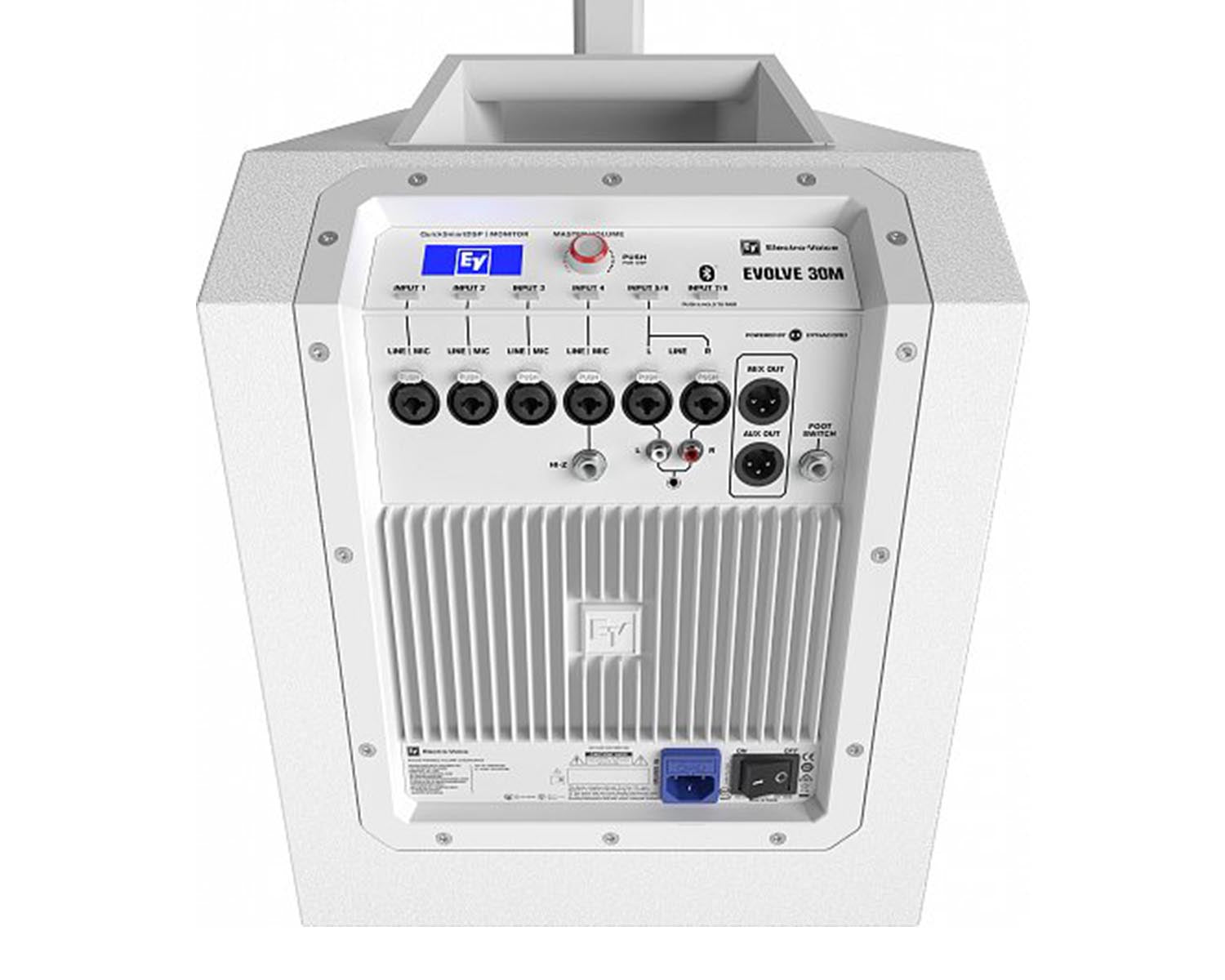 Electro-Voice EVOLVE 30M WHITE Column Speaker System 8Ch Mixer 10" Sub and BT - view 4