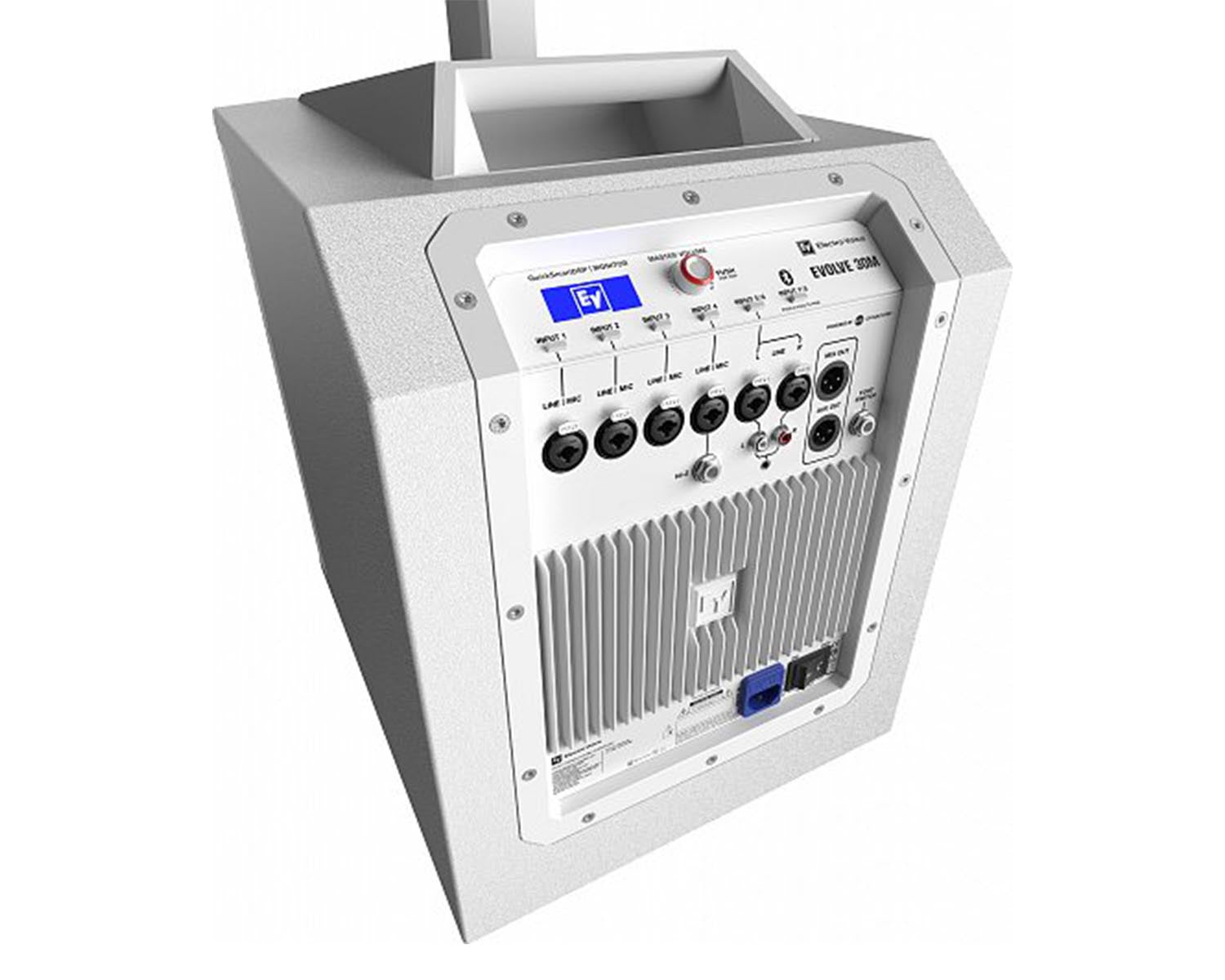 Electro-Voice EVOLVE 30M WHITE Column Speaker System 8Ch Mixer 10" Sub and BT - view 5