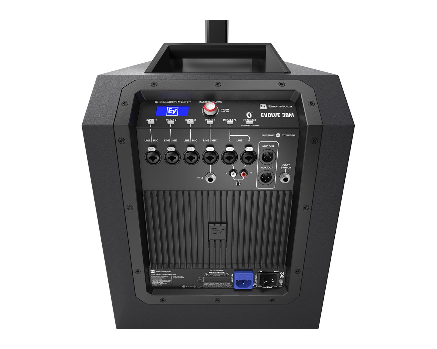 Electro-Voice EVOLVE 30M BLACK Column Speaker System 8Ch Mixer 10" Sub and BT - view 4