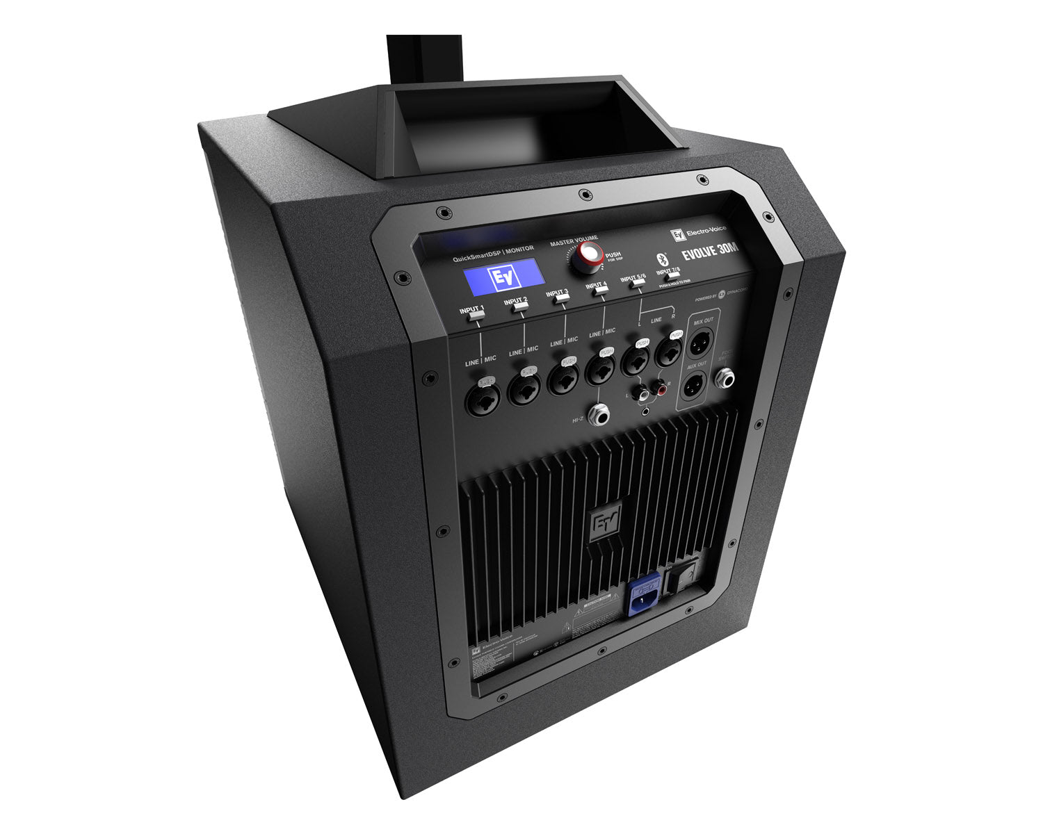 Electro-Voice EVOLVE 30M BLACK Column Speaker System 8Ch Mixer 10" Sub and BT - view 5
