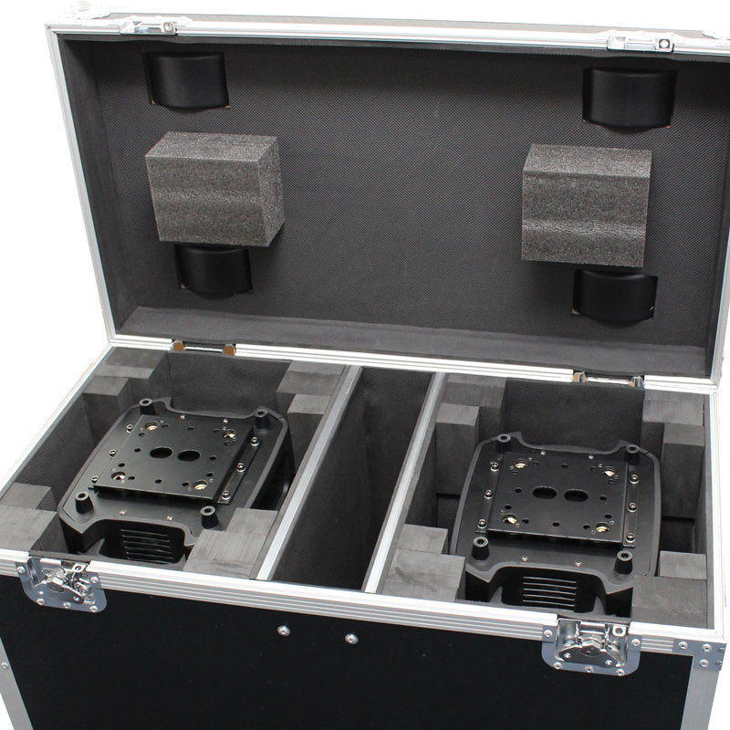 Elumen8 2 Way 9RE Beam Flight Case - Back Panel and Connections