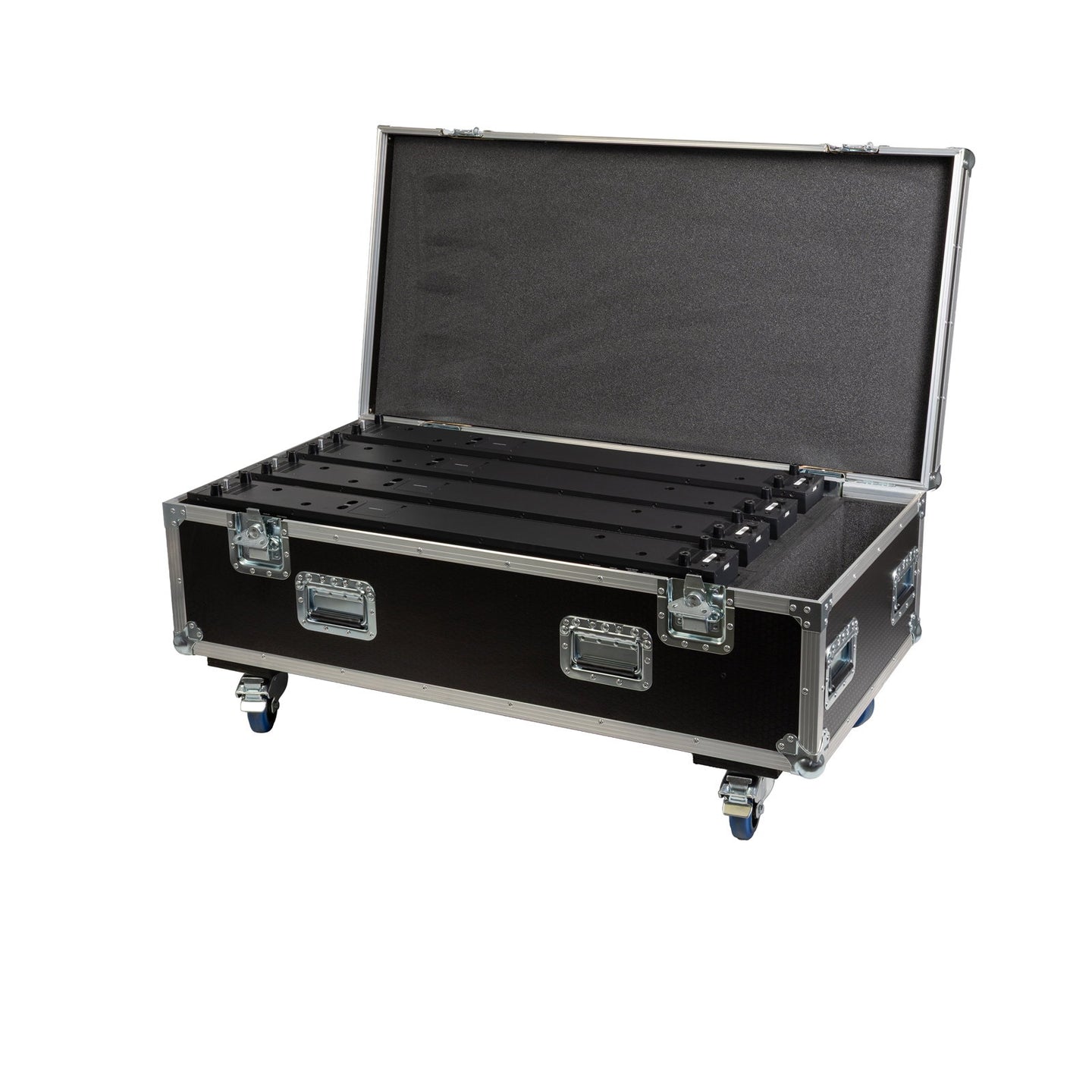 Elumen8 4 Way Meteor 1060 Zoom Batten Flight Case - Back Panel and Connections