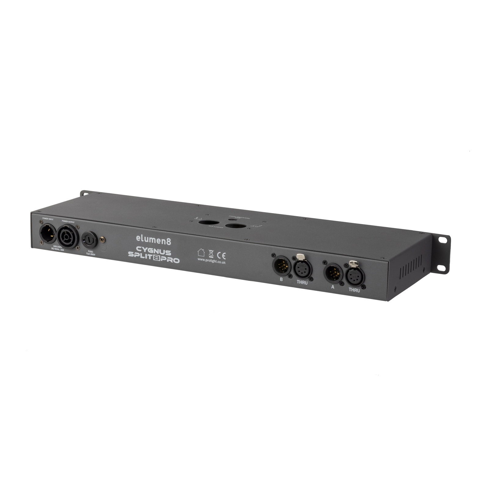 Elumen8 Cygnus SPLIT8PRO DMX / RDM Interface - Back Panel and Connections