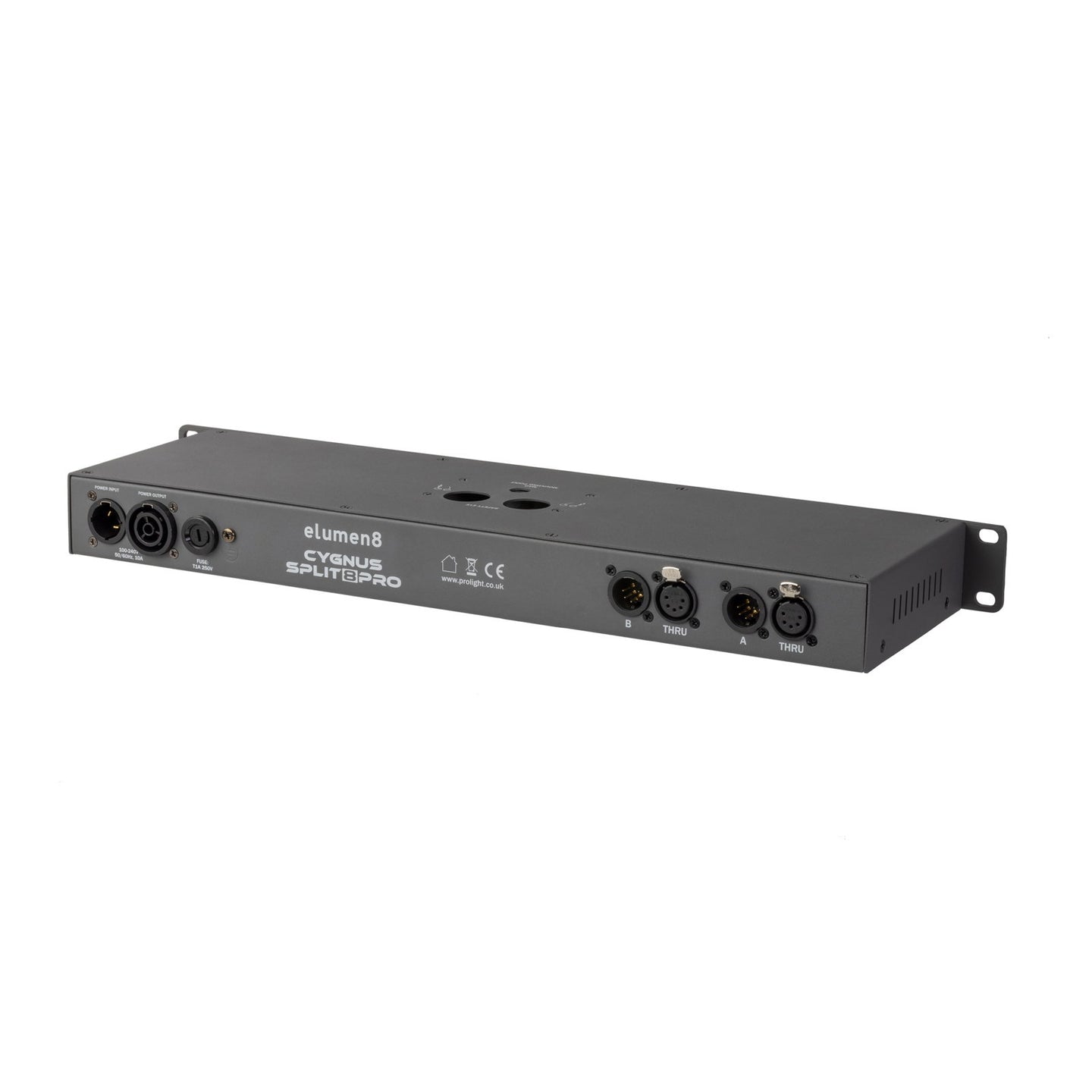 Elumen8 Cygnus SPLIT8PRO DMX / RDM Interface - Back Panel and Connections