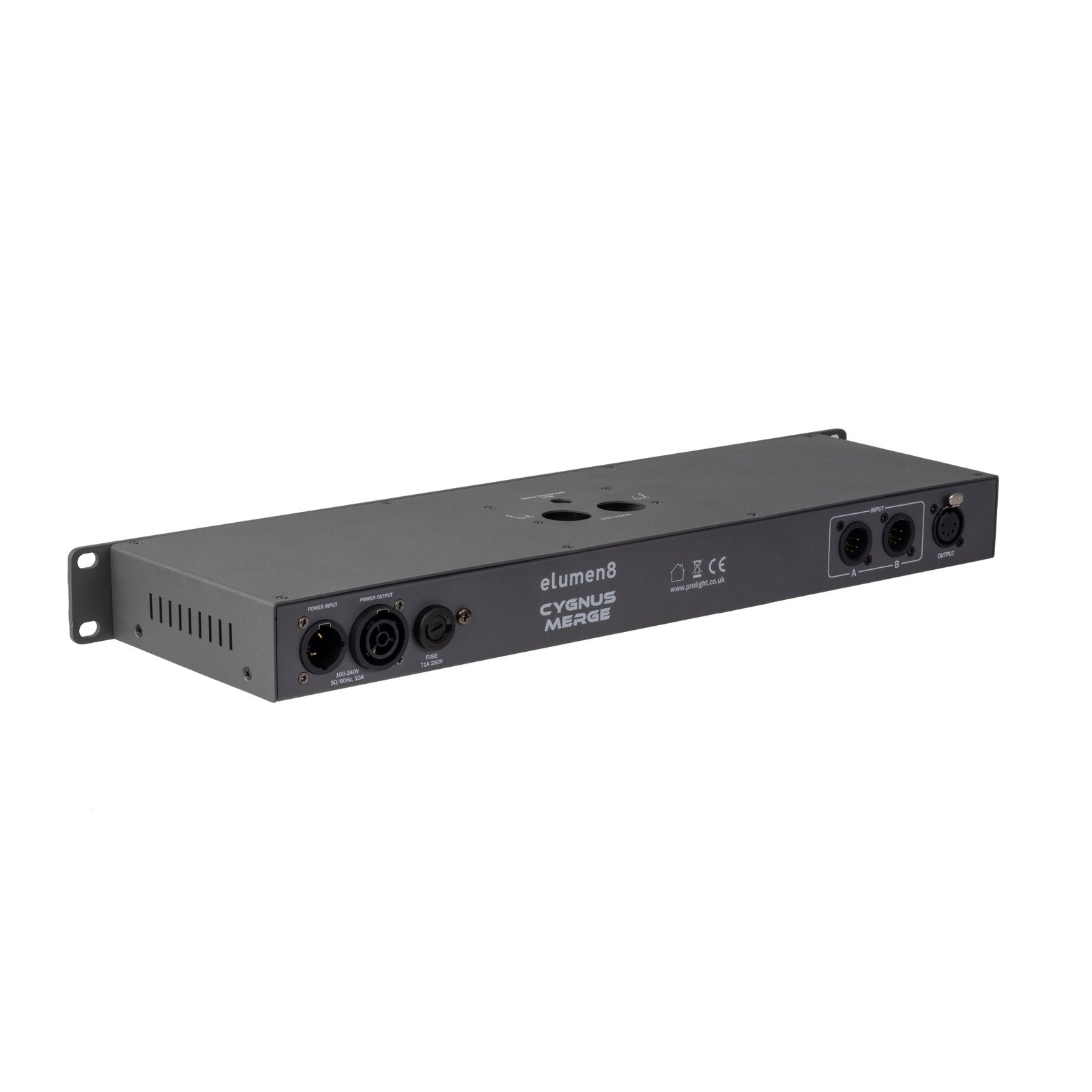 Elumen8 Cygnus MERGE DMX Merger - Back Panel and Connections