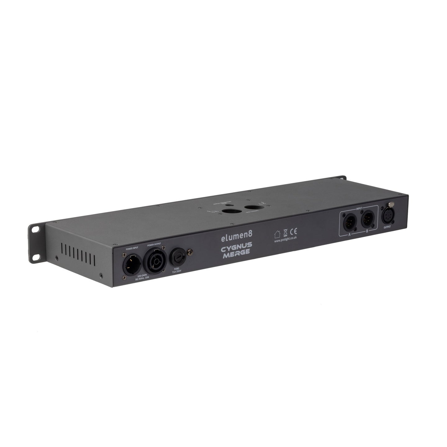 Elumen8 Cygnus MERGE DMX Merger - Back Panel and Connections