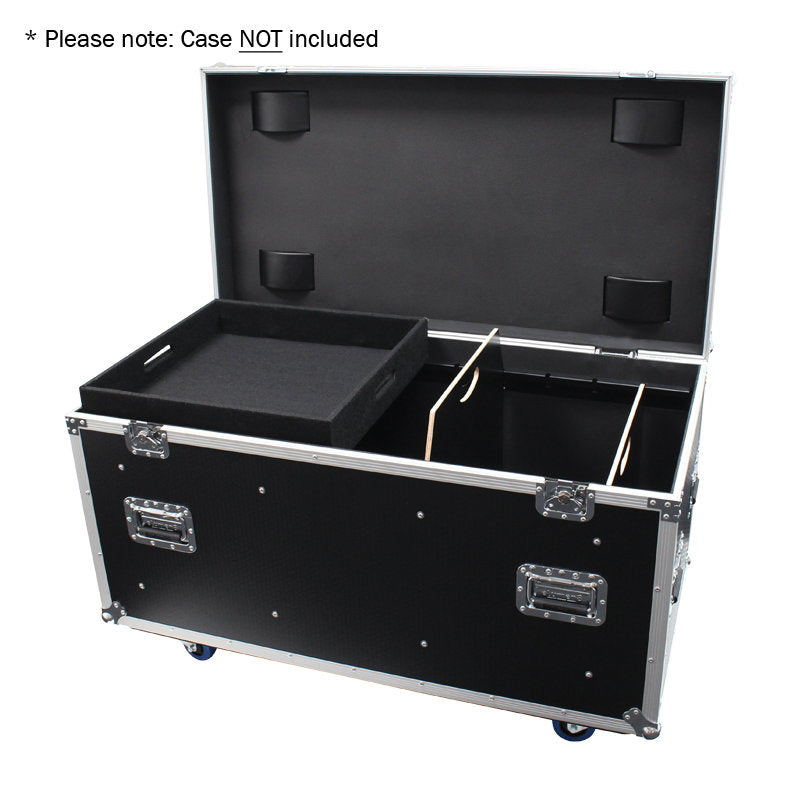 Elumen8 Accessory Tray and Divider Kit for 1200mm Road Trunk Flight Case - Main View