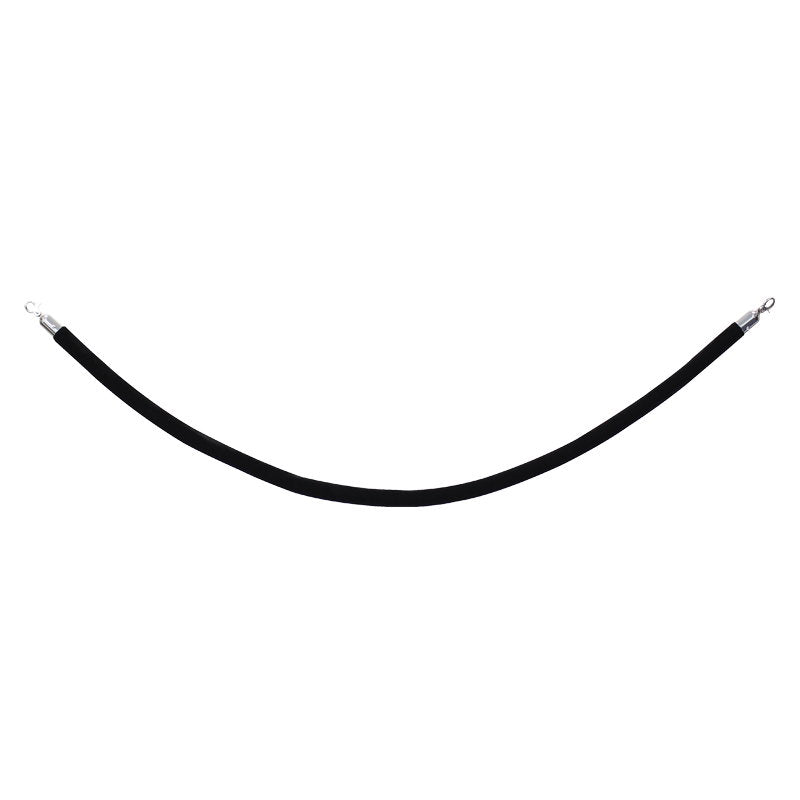 Elumen8 Chrome Barrier Rope Black Velvet - Main View