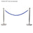 Elumen8 Chrome Barrier Rope Blue Twisted - Main View