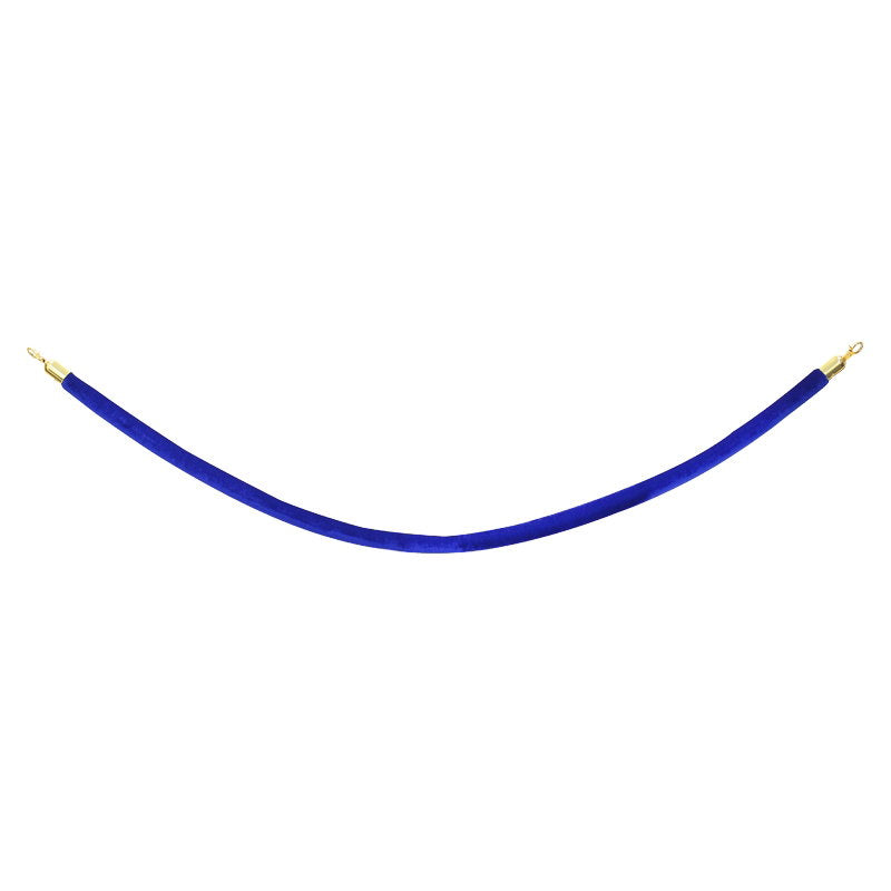 Elumen8 Gold Barrier Rope Blue Velvet - Main View