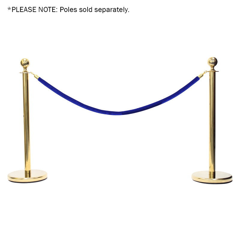 Elumen8 Gold Barrier Rope Blue Velvet - Alternate View 1
