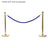 Elumen8 Gold Barrier Rope Blue Velvet - Alternate View 1