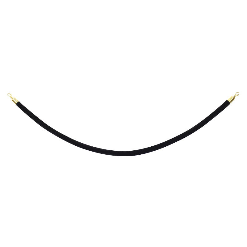 Elumen8 Gold Barrier Rope Black Velvet - Alternate View 1