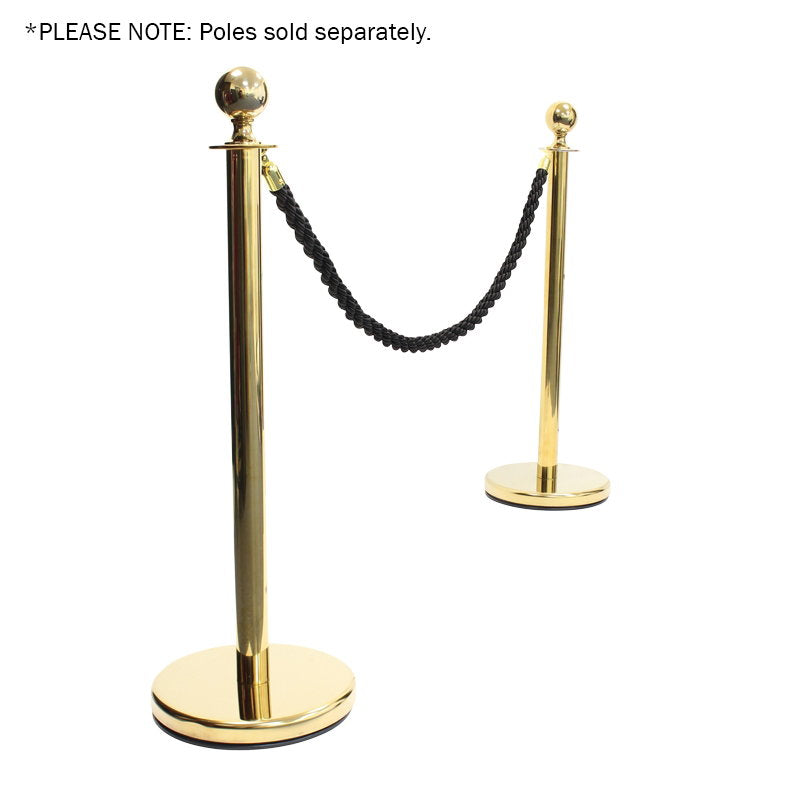 Elumen8 Gold Barrier Rope Black Twisted - Main View