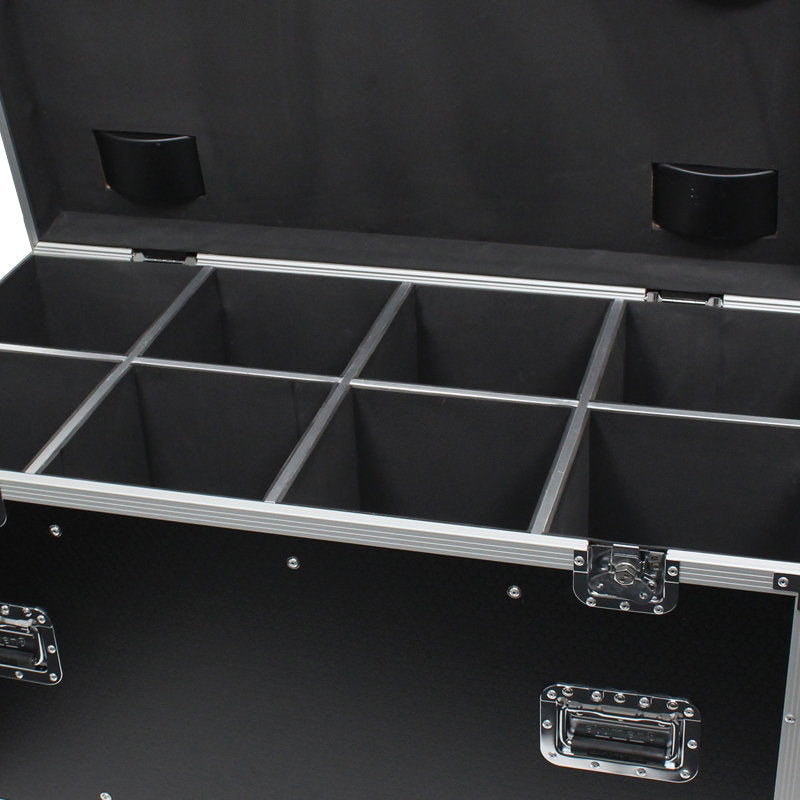 Elumen8 8 Way Par Can/Virtuoso Zoom Lens Flight Case - Back Panel and Connections