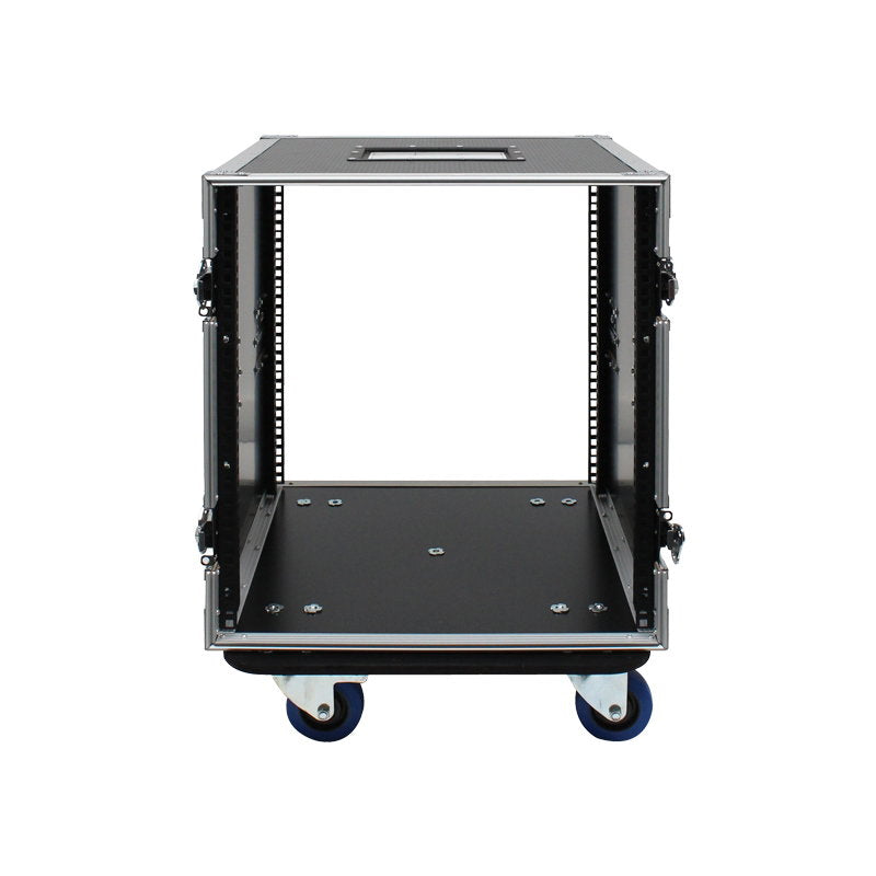 Elumen8 12U Rack Flight Case (with Wheels) - Back Panel and Connections