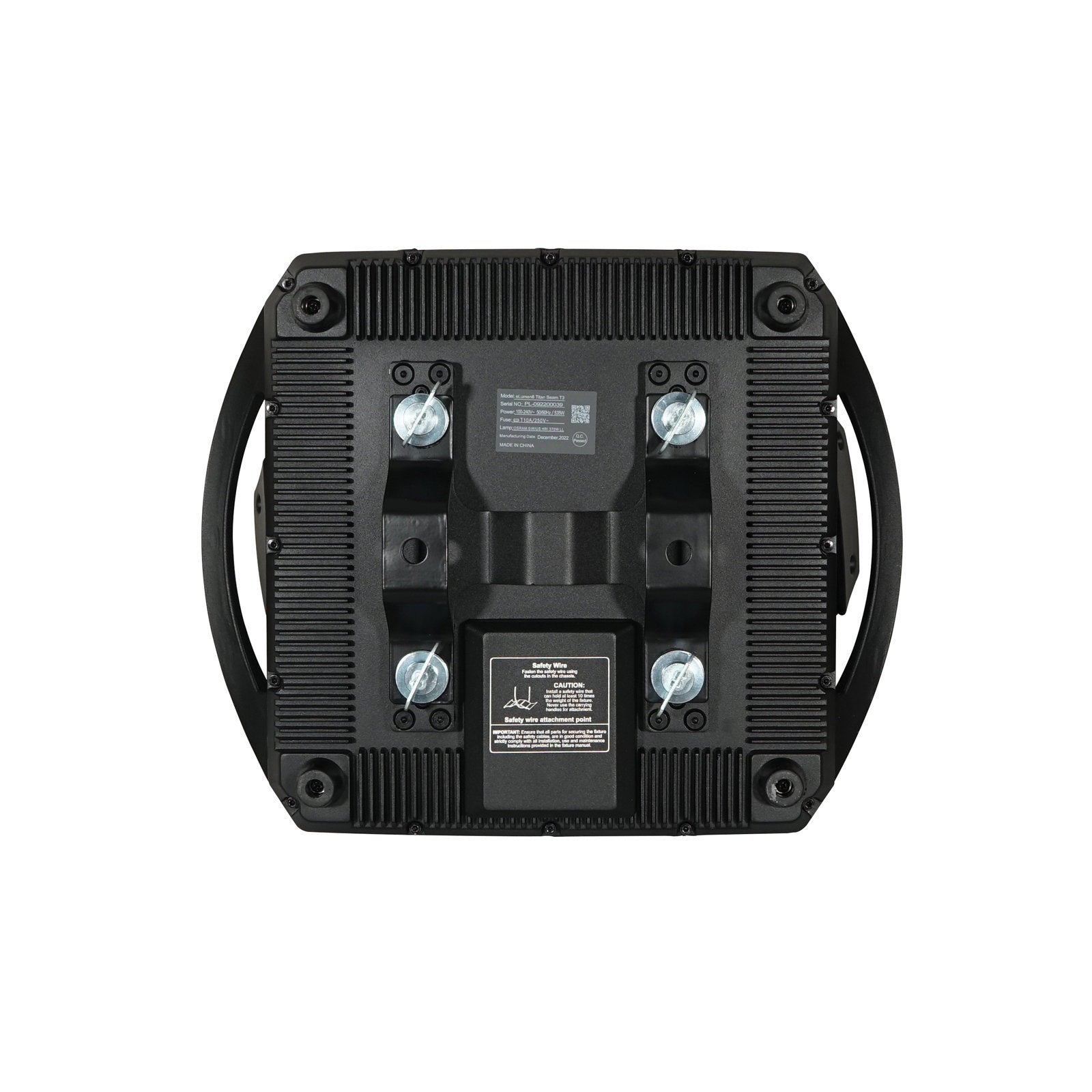 Elumen8 Titan Beam T3 - Back Panel and Connections
