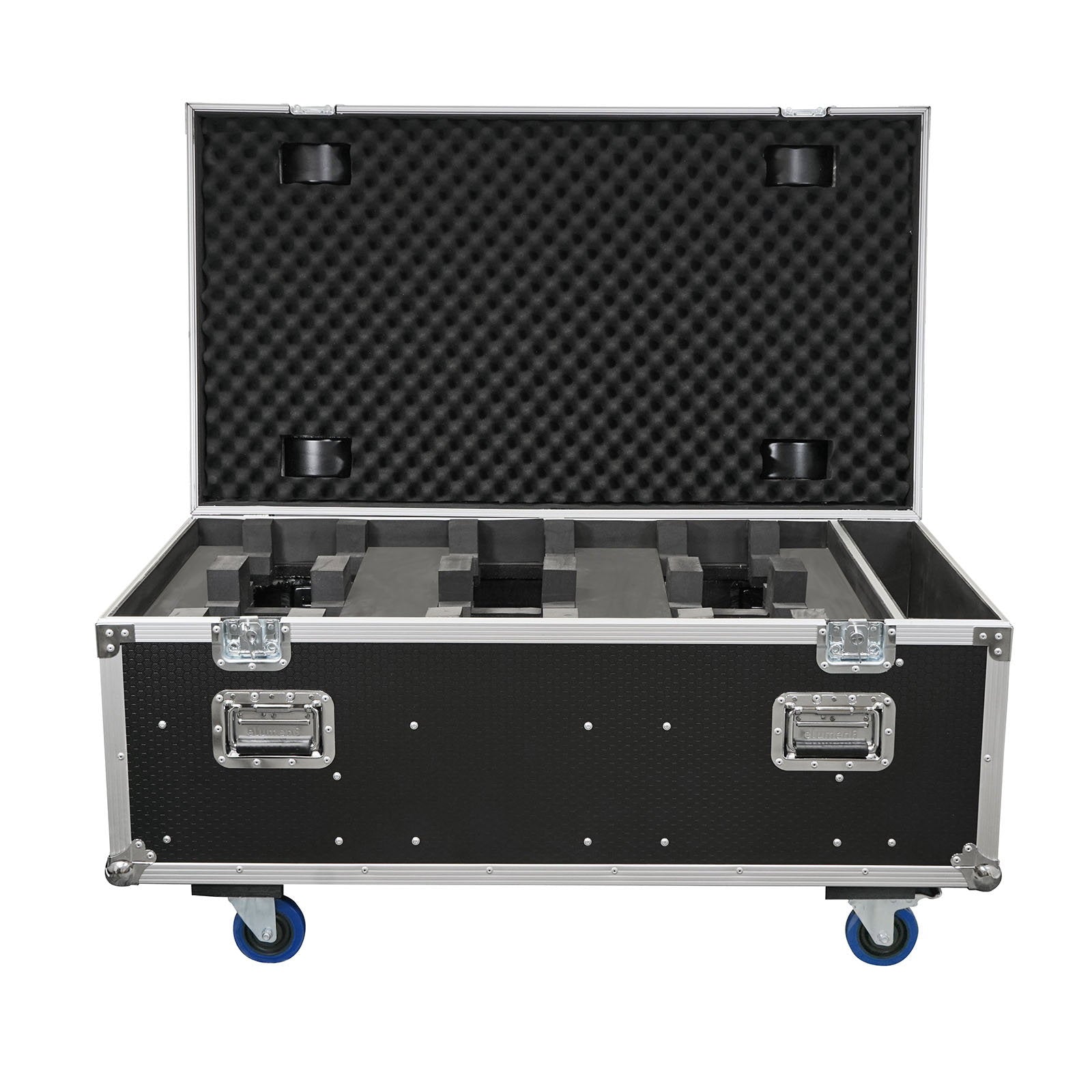 Elumen8 6 Way Titan Zoom Wash T1 Flight Case - Back Panel and Connections